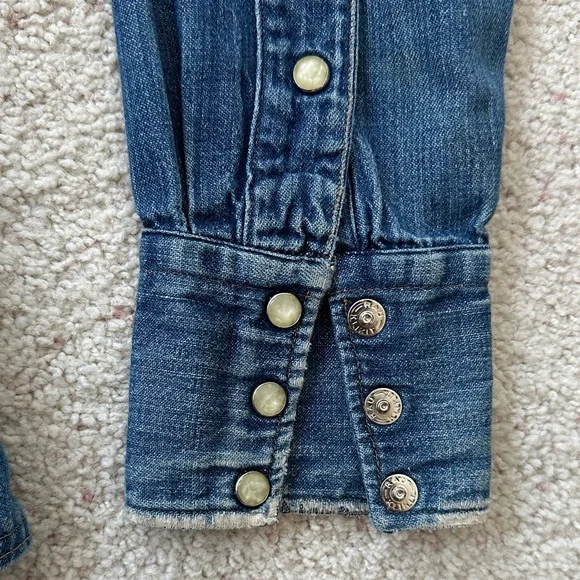 Miller Western Wear Denim Long Sleeve Shirt - Picture 4 of 8